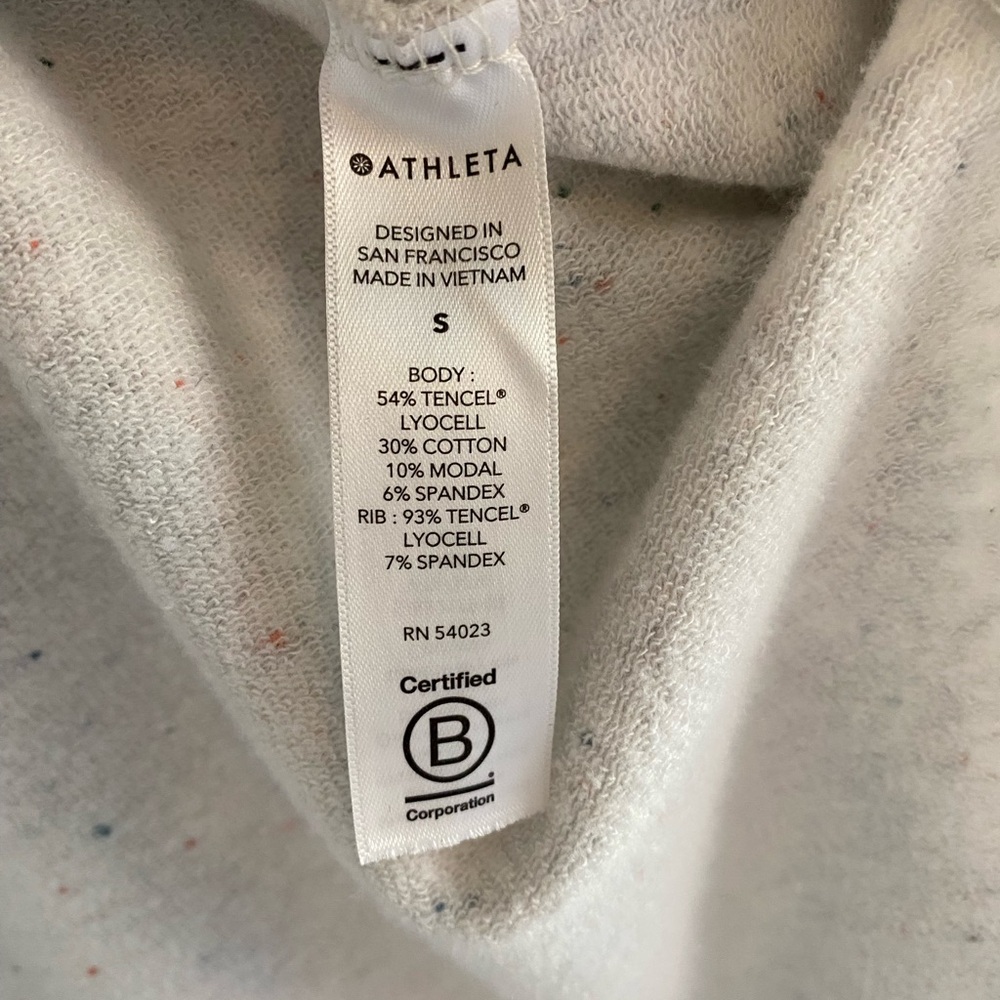 Athleta - Gray Women's Pullover Sweater with Specks of Color - Small - Picture 4 of 5